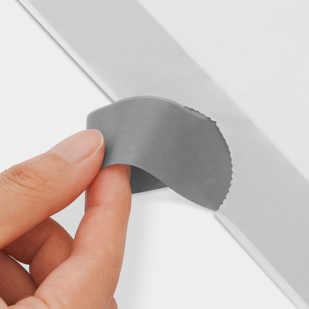 ひも付きゴミ袋 つるつるタイプ 乳白色 45L