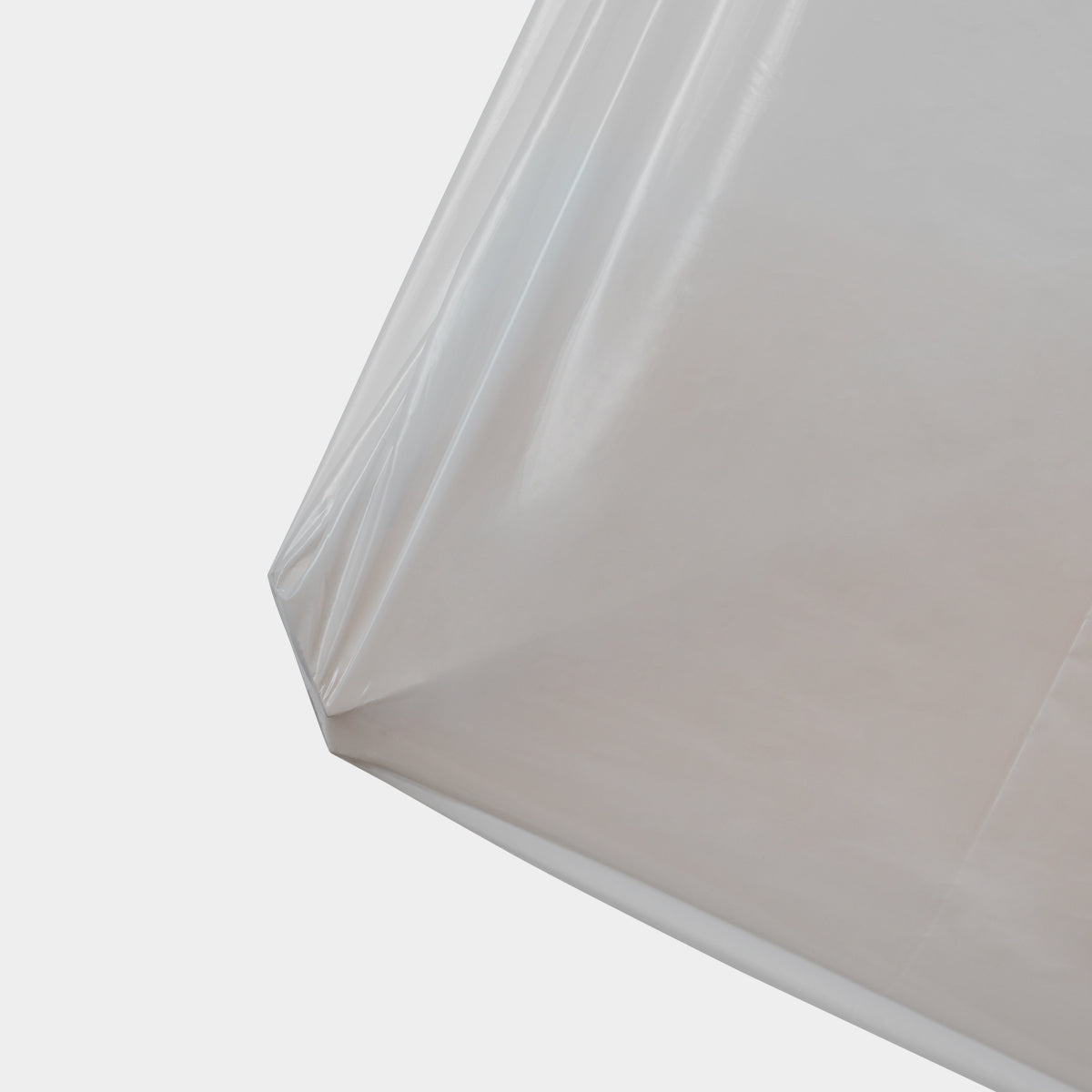 ひも付きゴミ袋 つるつるタイプ 乳白色 45L