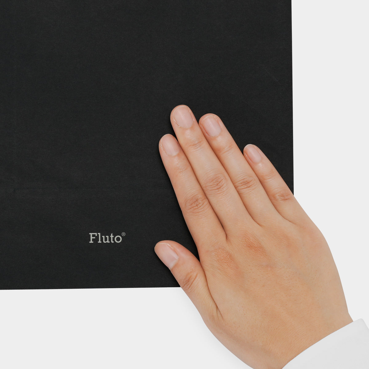 強力防臭袋 穴付きチャック付き Lサイズ ブラック